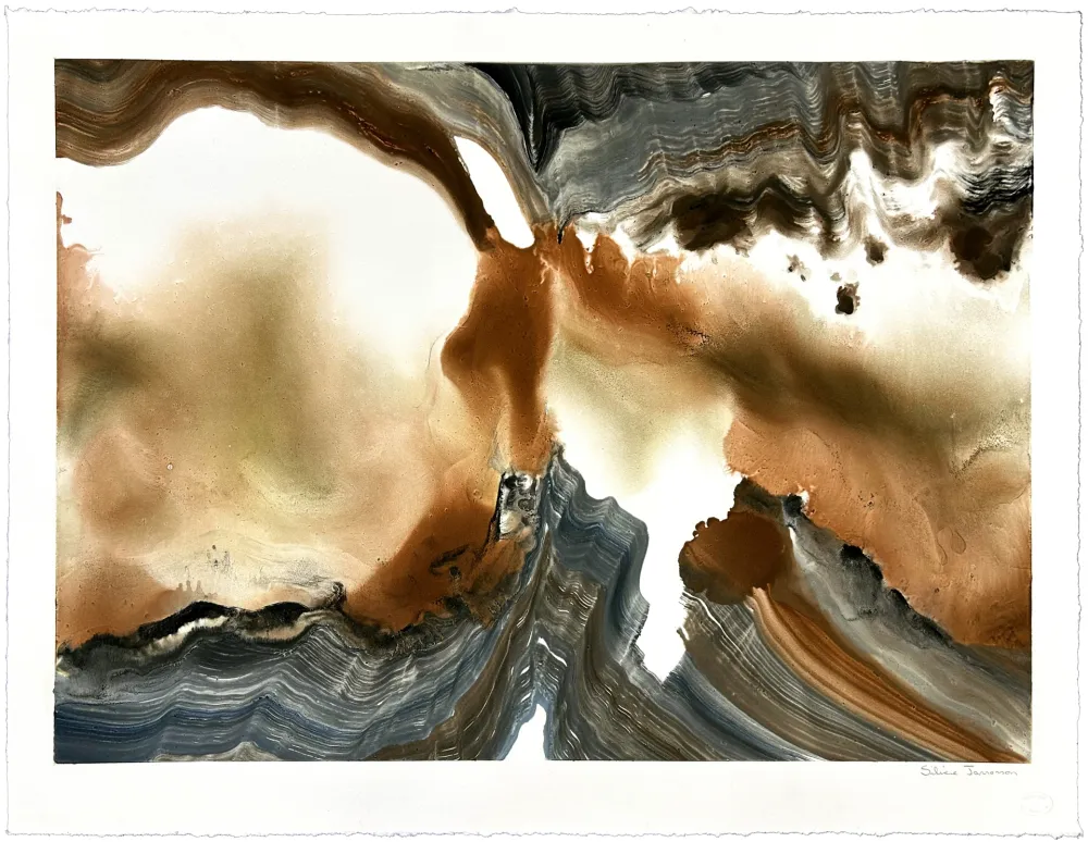 Monotypie Jarrosson - Hétérotopie 2-1