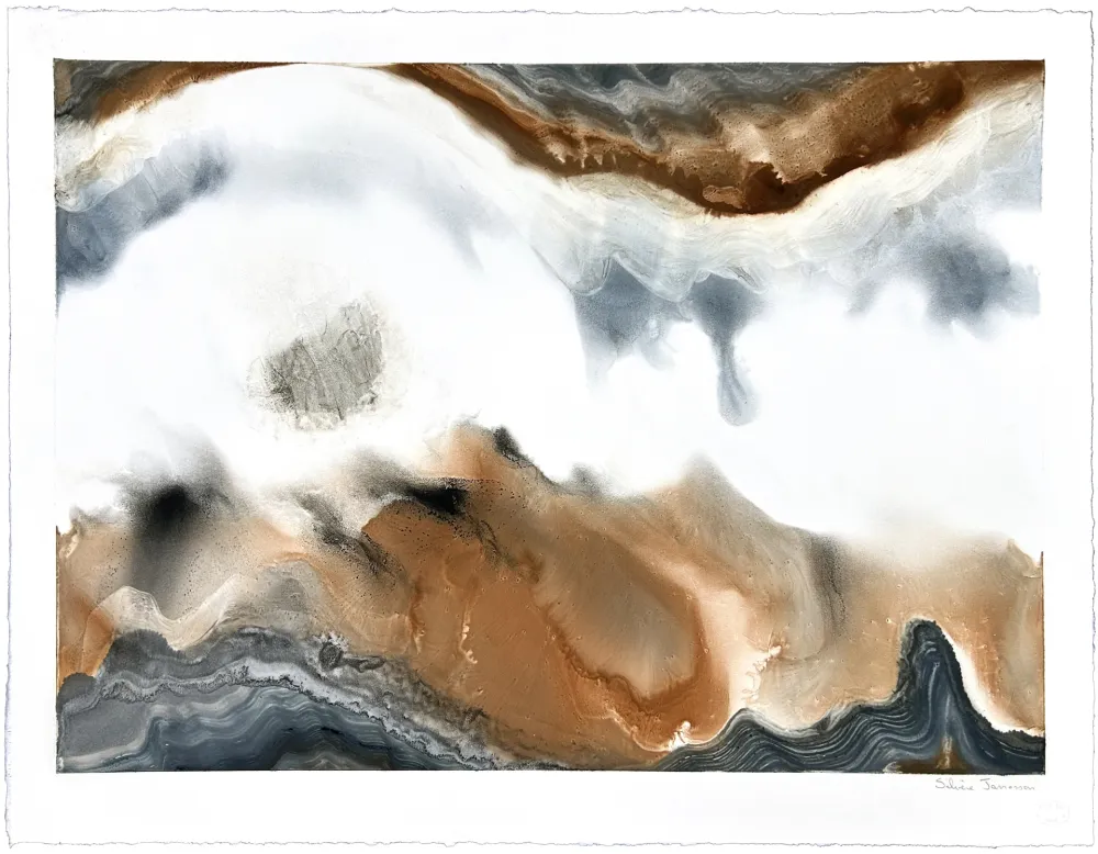 Monotypie Jarrosson - Hétérotopie 2-2