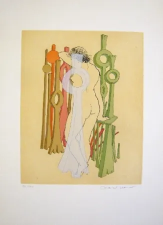 Radierung Und Aquatinta Jean - Composition