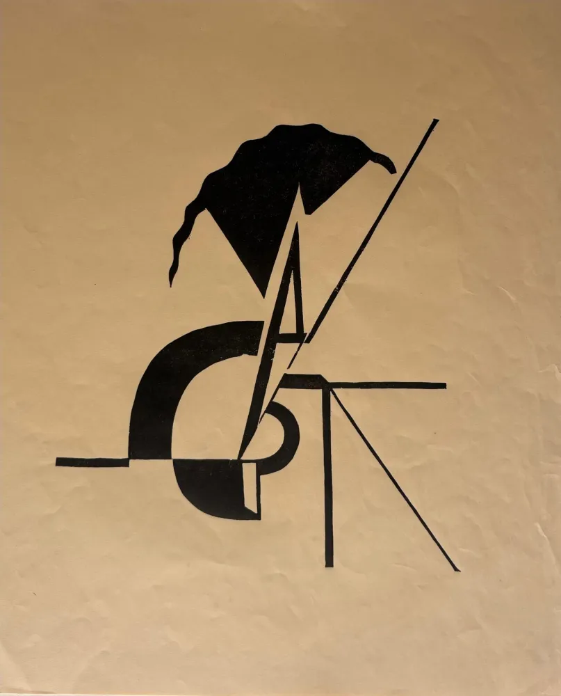 Holzschnitt Jespers - Bezette Stad (