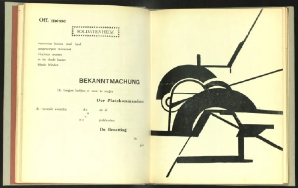 Holzschnitt Jespers - Bezette Stad