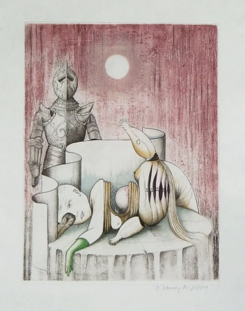 Radierung Und Aquatinta Johnny Nilsson - Titre inconnu