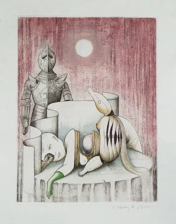 Radierung Und Aquatinta Johnny Nilsson - Titre inconnu