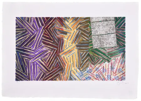 Lithographie Johns - Between the Clock and the Bed