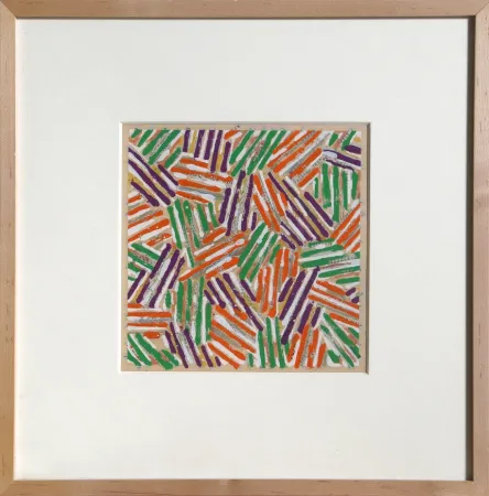 Siebdruck Johns - Crosshatch