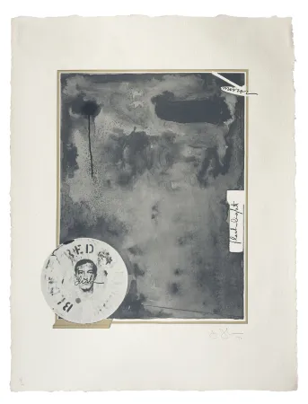 Lithographie Johns - Souvenir I