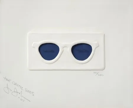Siebdruck Johns - The Critic Sees