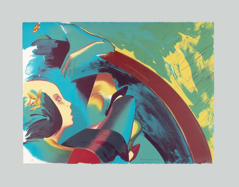 Lithographie Jones - Stage set (2)