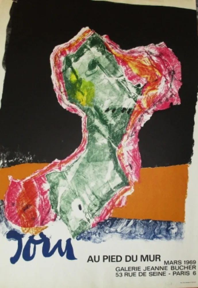 Plakat Jorn - Au pied du mur