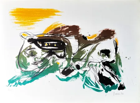 Lithographie Jorn - Cuba