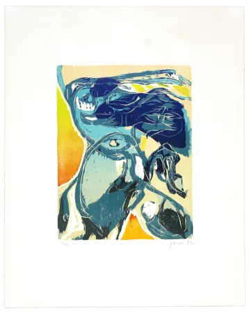 Holzschnitt Jorn - Message essoristique