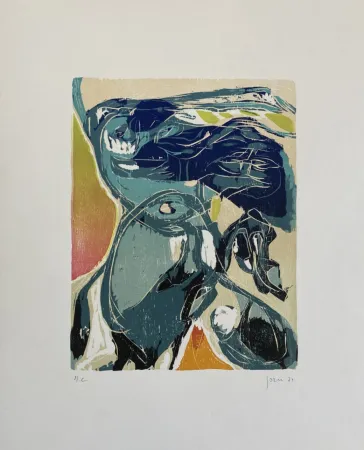 Holzschnitt Jorn - Message essoristique