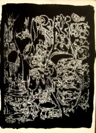 Lithographie Jorn - Sans titre 