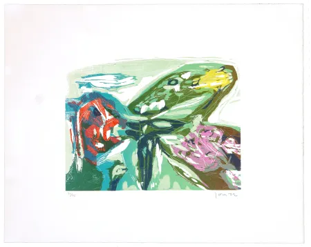 Holzschnitt Jorn - Survol du plaisir 