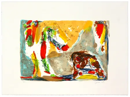 Lithographie Jorn - Trop tôt