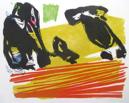 Holzschnitt Jorn - Ursprung der Familie