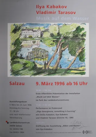 Plakat Kabakov - Musik auf dem Wasser