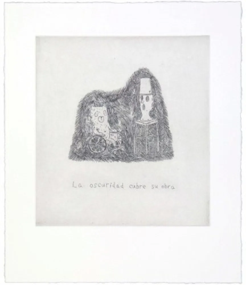 Stich Kaga - The darkness covers his work