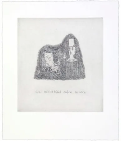 Stich Kaga - The darkness covers his work