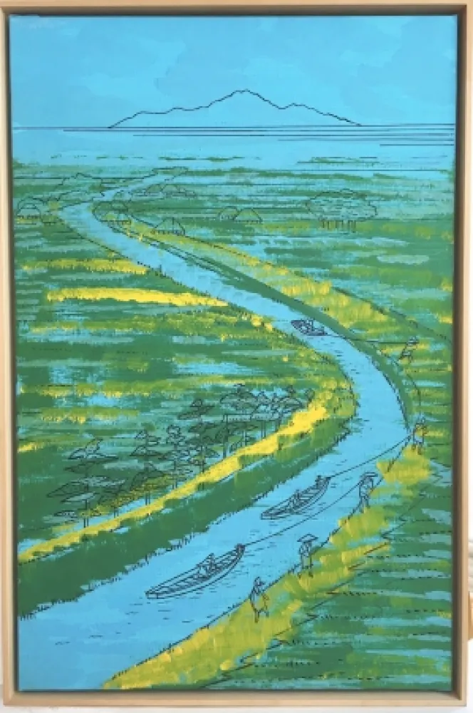 Keine Technische Kaller - Japanisches Reisfeld