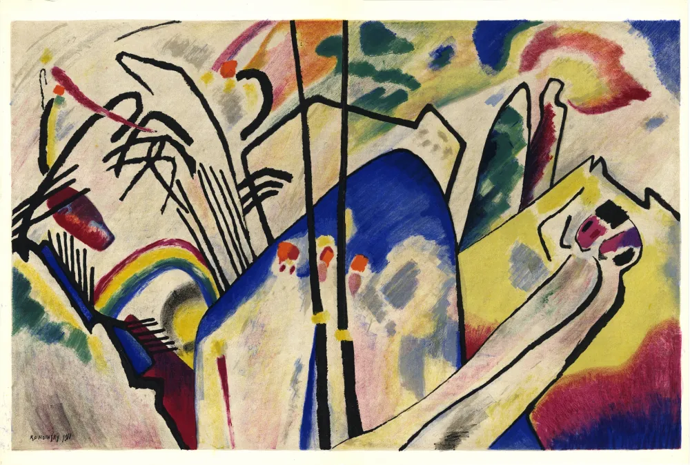 Illustriertes Buch Kandinsky - KANDINSKY. Période dramatique 1910-1920. Juillet 1955. DERRIÈRE LE MIROIR N° 77-78.