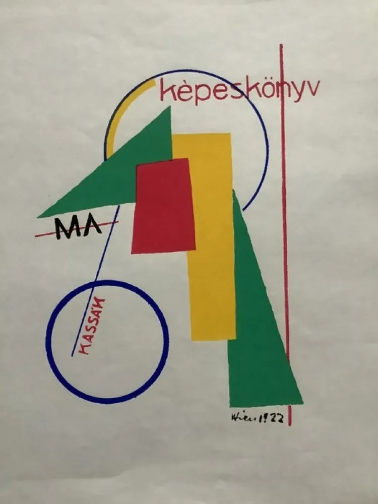 Siebdruck Kassak - Képeskönyv (