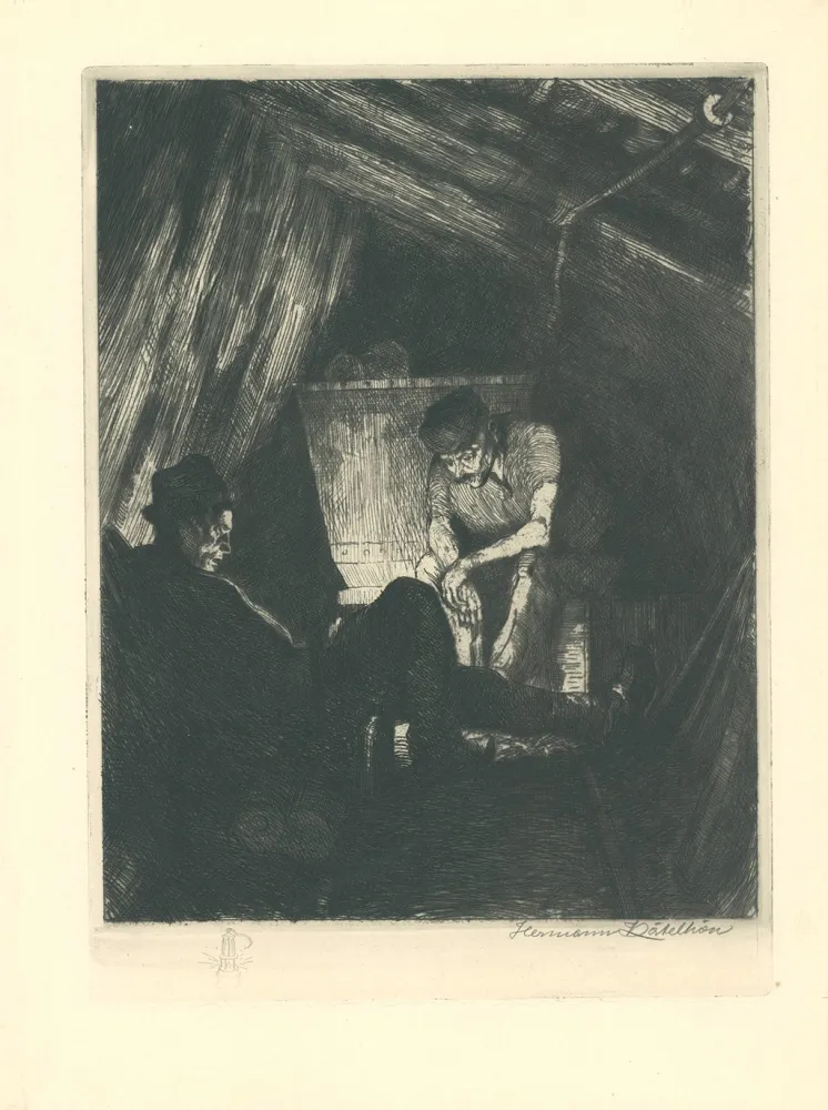 Stich Kätelhön - Beim Buttern