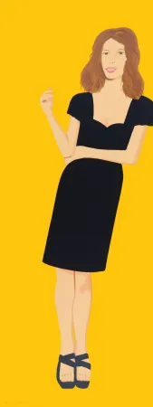 Siebdruck Katz - Black Dress -Cecily
