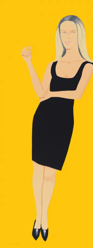 Radierung Und Aquatinta Katz - Black Dress - Yvonne