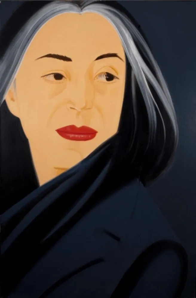 Siebdruck Katz - Black Scarf