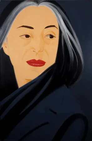 Siebdruck Katz - Black Scarf