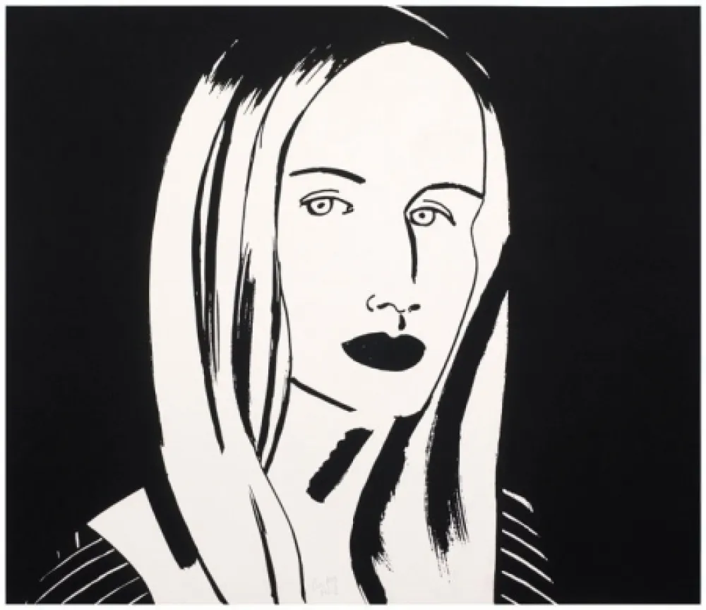 Radierung Katz - Christine