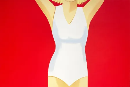 Siebdruck Katz - Coca-Cola Girl #2