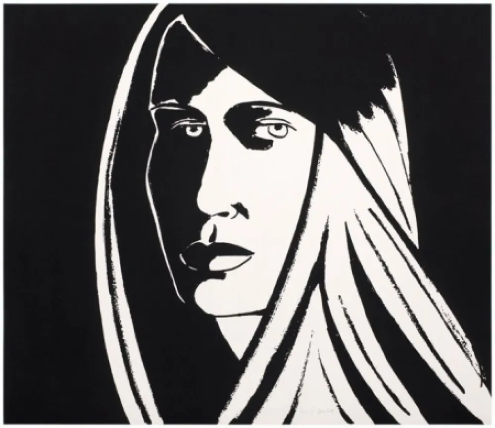 Radierung Katz - Elizabeth II