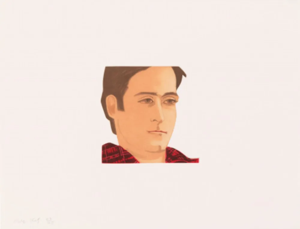 Aquatinta Katz - Face of the Poet 3