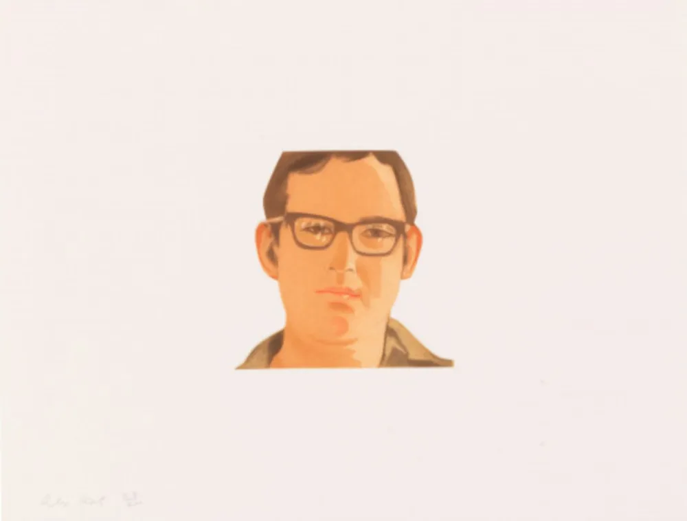 Aquatinta Katz - Face of the Poet 5