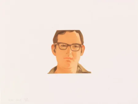 Aquatinta Katz - Face of the Poet 5