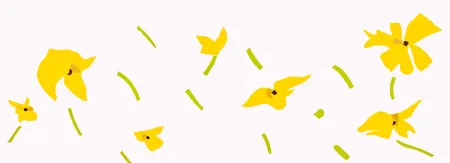 Holzschnitt Katz - Flowers in the Wind