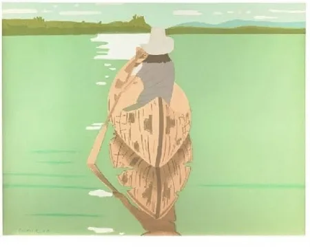 Siebdruck Katz - Good Afternoon