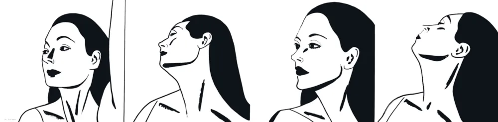 Aquatinta Katz - Laura x4