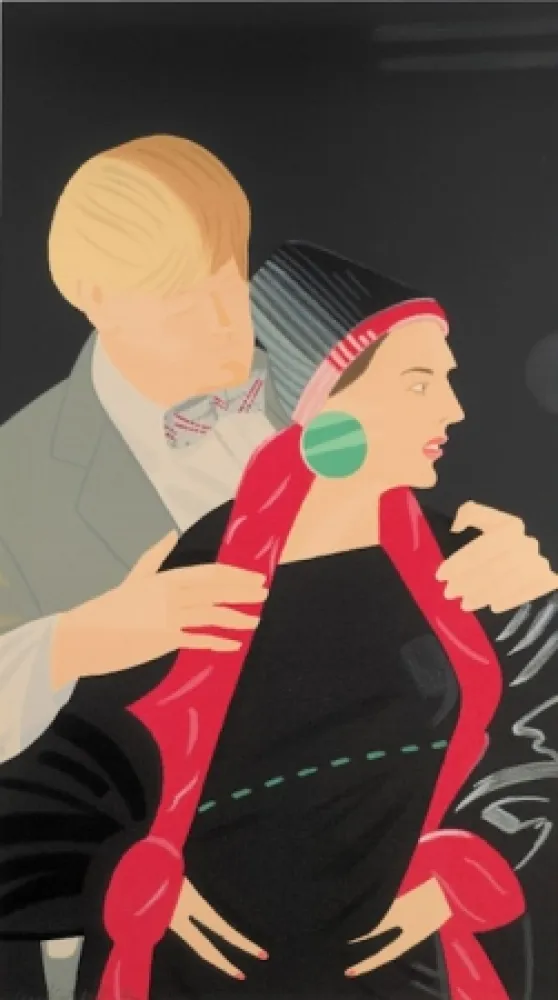 Siebdruck Katz - Pas de Deux V