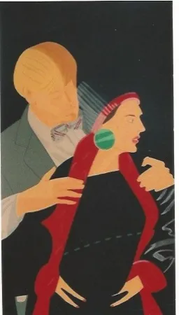 Siebdruck Katz - Pas de Deux V - Red Grooms and Liz Ross