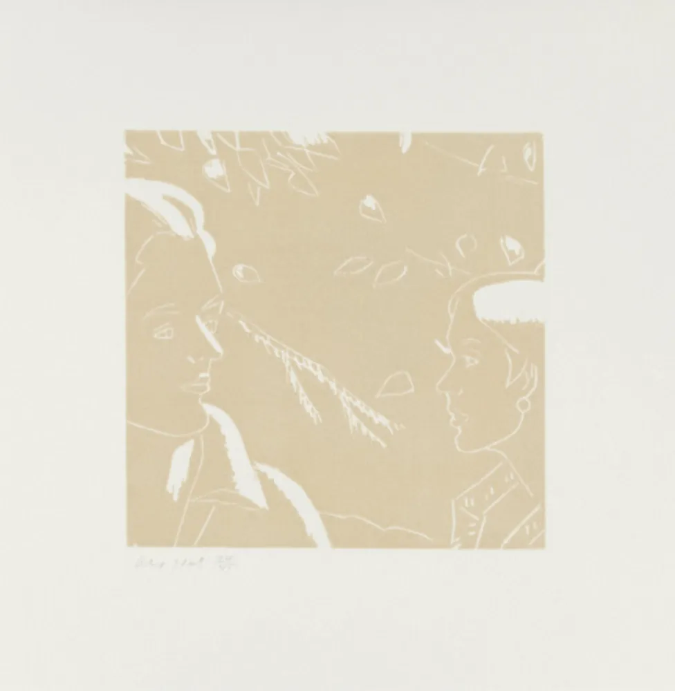 Holzschnitt Katz - Rackstraw and Peggy (from a Tremor in the Morning)