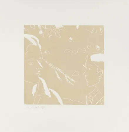 Holzschnitt Katz - Rackstraw and Peggy (from a Tremor in the Morning)