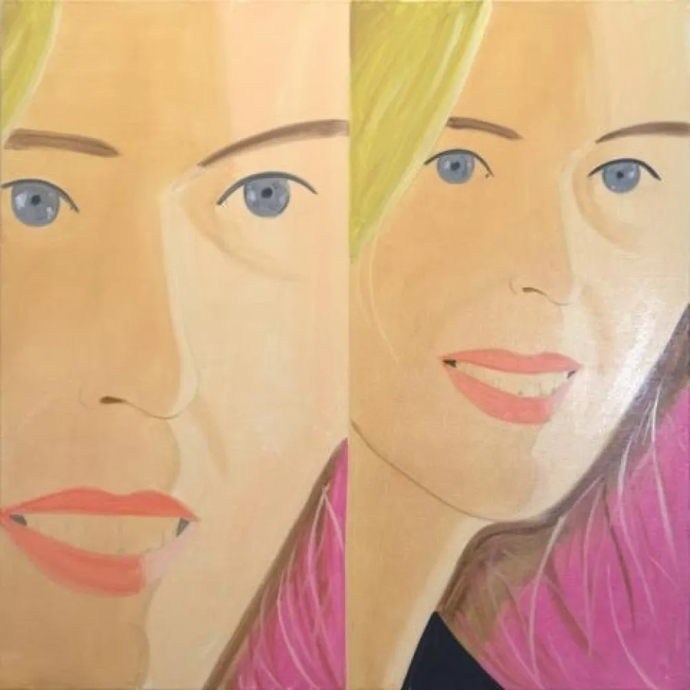 Digitale Druckgrafik Katz - Sasha 