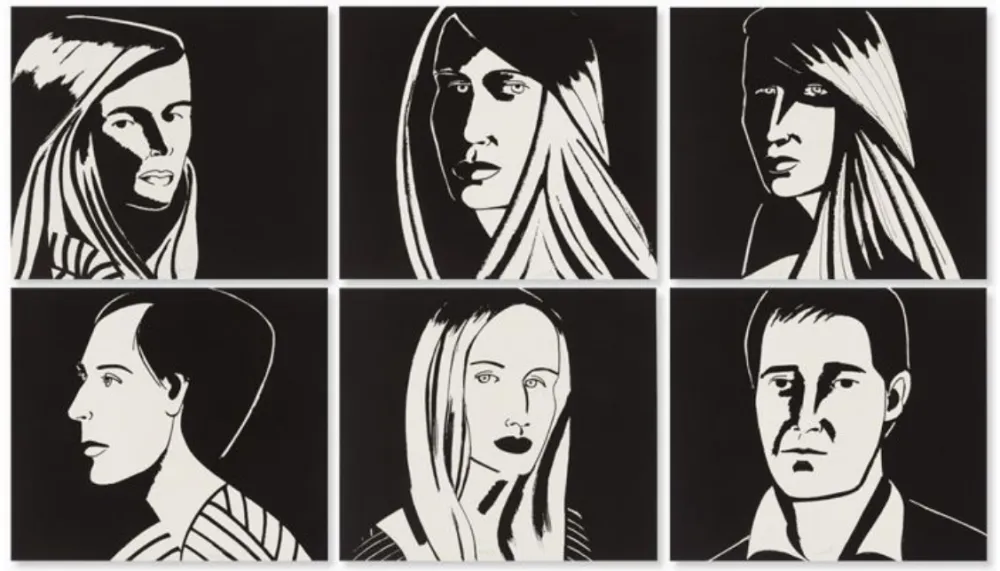 Aquatinta Katz - Six Portraits (Aquatint)