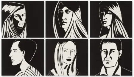 Aquatinta Katz - Six Portraits (Aquatint)