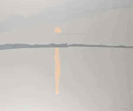 Siebdruck Katz - Sunset, Lake Wesserunsett I