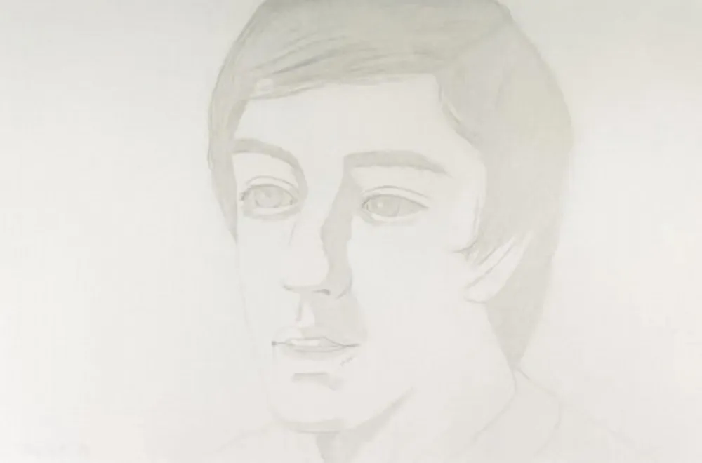 Radierung Und Aquatinta Katz - Vincent with Open Mouth