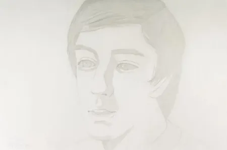 Radierung Und Aquatinta Katz - Vincent with Open Mouth